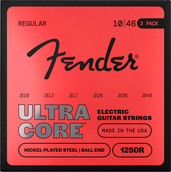Ultracore aço niquelado, extremidade esférica, 1250R 10-46, (6) pacote de 3