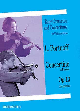 Portnoff L. - Concertino Op. 13 E-moll - Violon et Piano