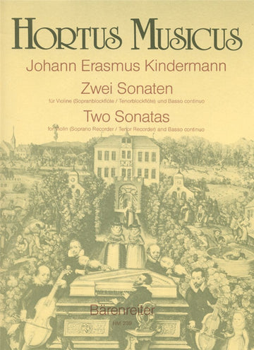 Kindermann Johann Erasmus - 2 sonatas - Violino e baixo contínuo