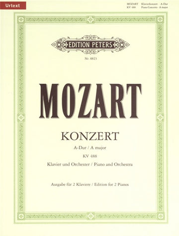 Mozart Wolfgang Amadeus - Concerto No.23 In A K488 - Piano 4 Hands