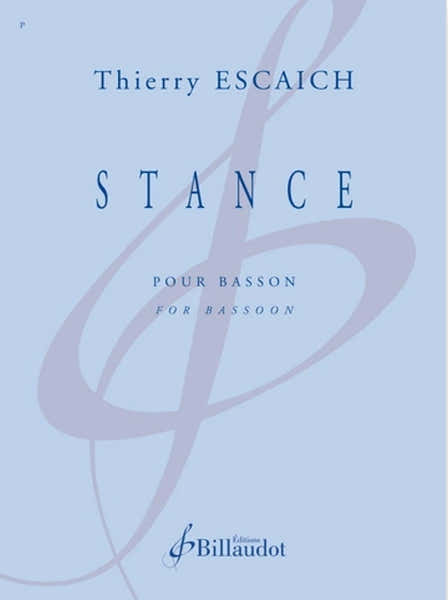 Escaich Thierry - Stance - Basson