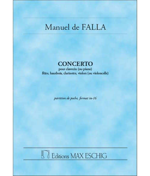 FALLA M. DE - CONCERTO - CONDUCTEUR POCHE