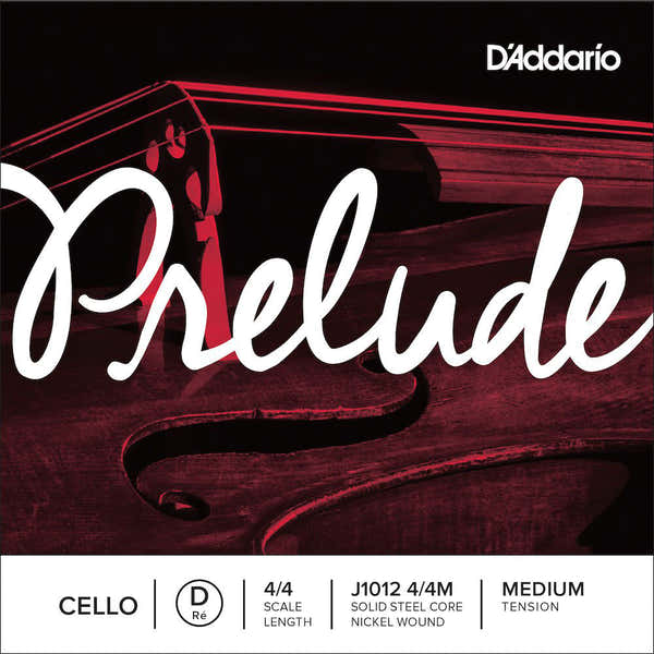 4/4 Prelude Corda Re Médio/enrolada Níquel
