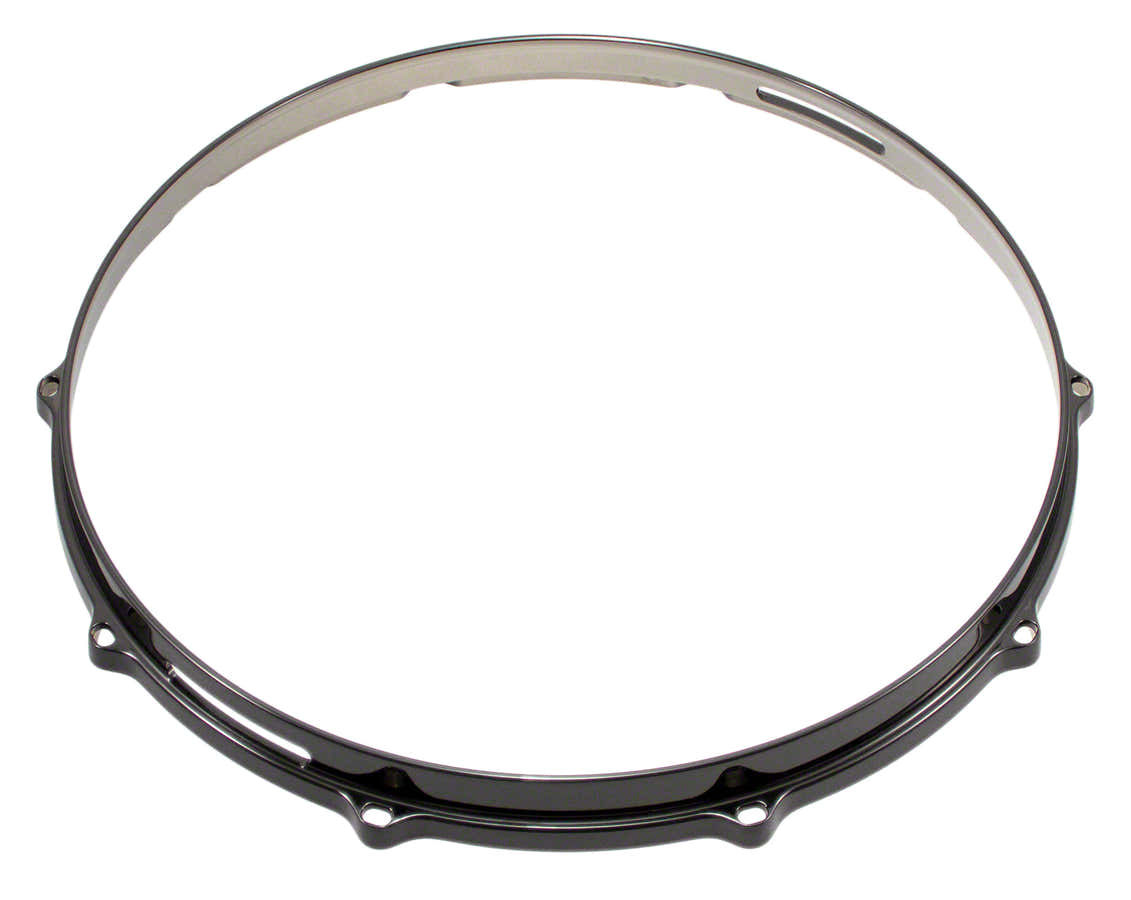 HDC3-14-10SBK - 14" 10 HOLES SNARE SIDE BLACK 3MM DIE CAST DRUM HOOP