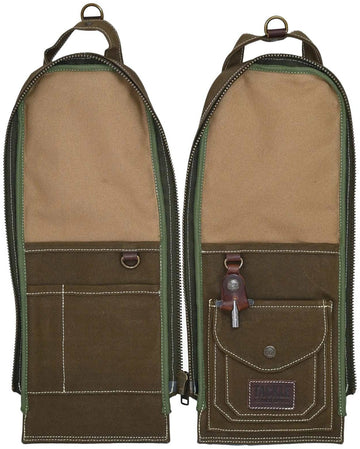 Saco Modular para Baquetas em Lona de Algodà£o Encerada - Verde Floresta