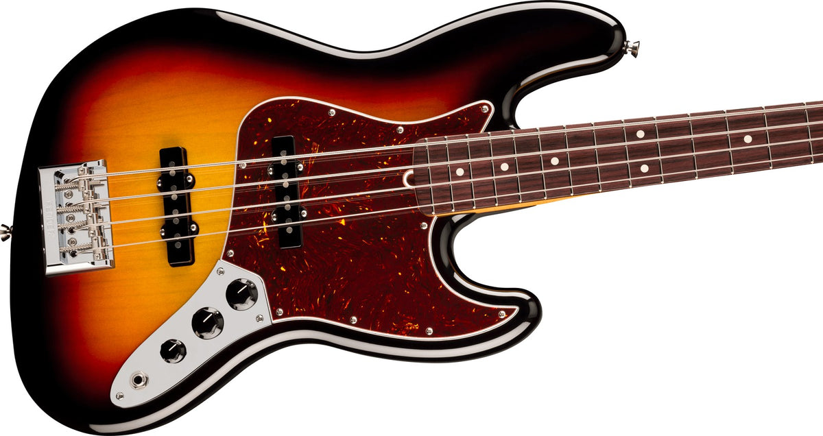 Jazz Bass American Professional, RW Sunburst de 3 cores