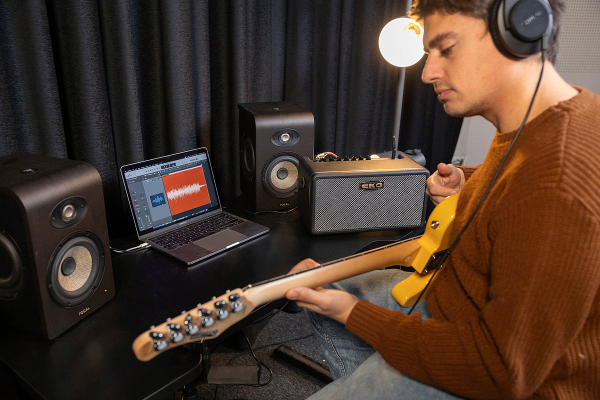 BAIO Amp 25 - ampli compacto com modelações + efeitos + bateria + Bluetooth