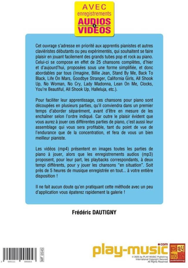 Songbook Piano Facile Vol.1