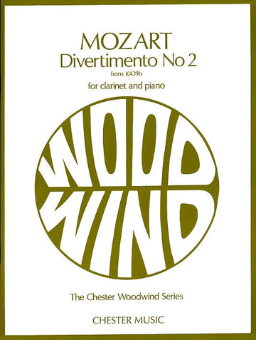 DOBREE GEORGINA - DIVERTIMENTO NO 2 FROM K439B FOR CLARINET AND PIANO - CLARINET