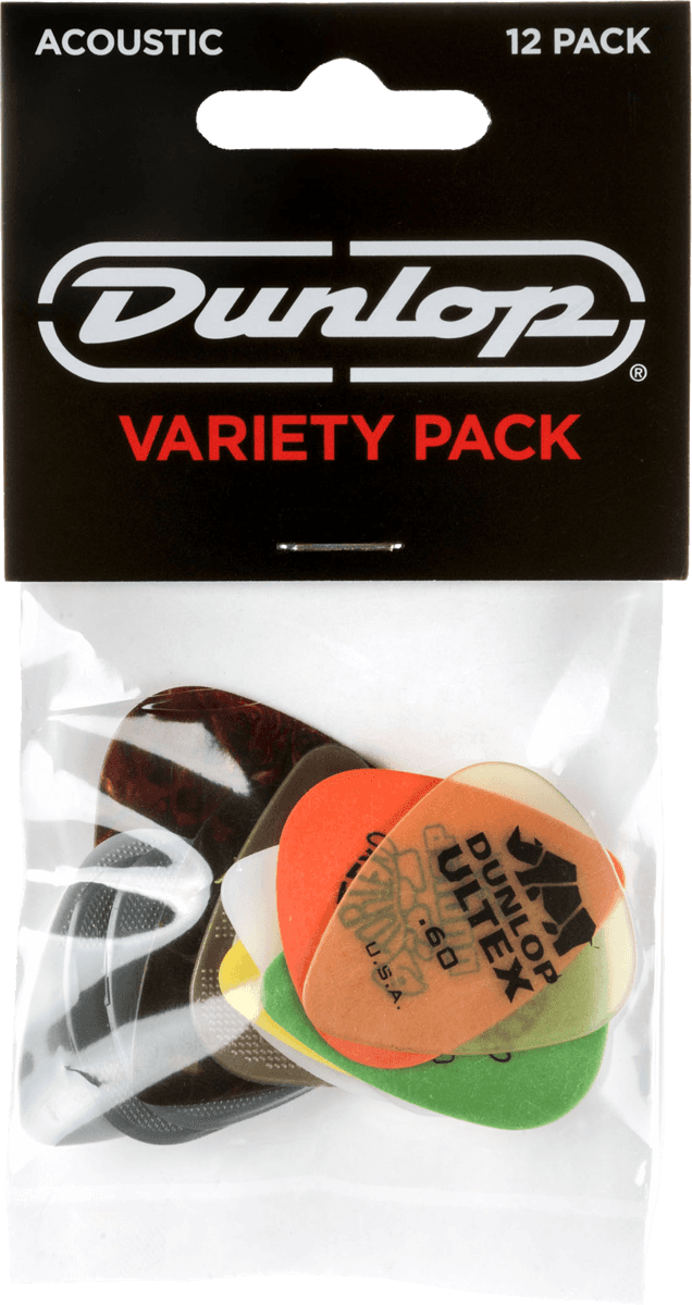 Dunlop 12 x Pack variado acústico