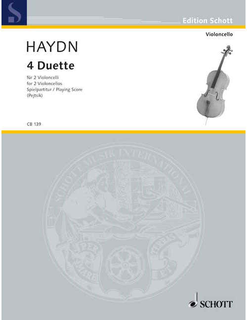 Haydn - 4 Duo Hob. X + Xii - 2 Violoncelles