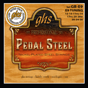 Cordas para pedal steel afinação E9