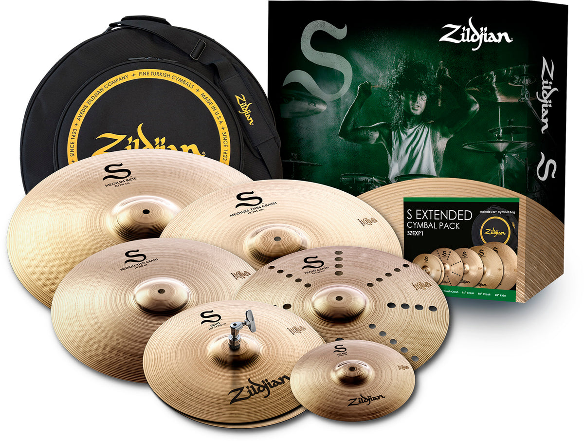 SZEXP1 - Pack S-Family Series 10"-14"-16"-16"-18"-20" + cymbals bag