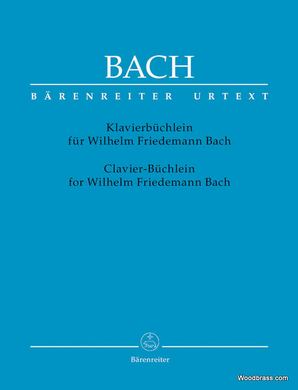 Bach J.S. - Notebook For Wilhelm Friedemann Bach - Piano