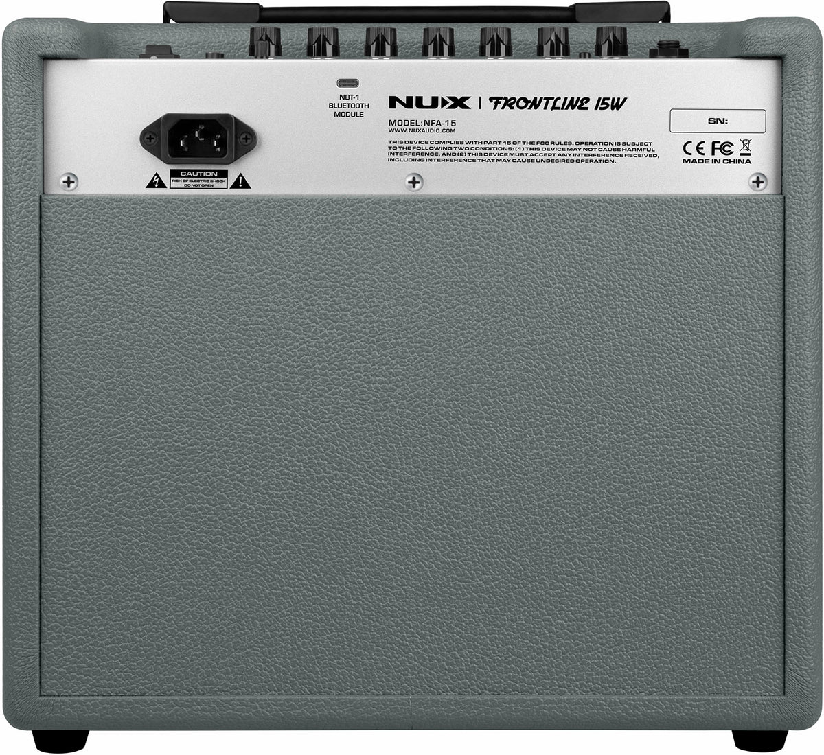 Frontline amplificador analógico híbrido de 15 W - bluetooth