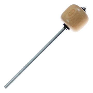 305 - Batedor de pedal GC - Bordo - Haste cromada - Curvo para pedal duplo