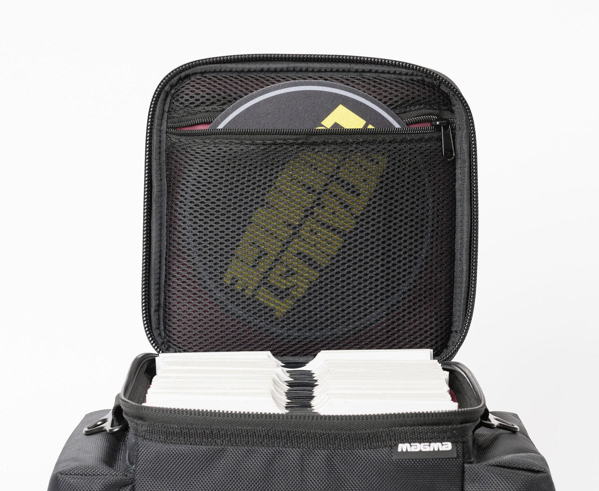 45 Bolsa para discos 100 Preto/bordeaux
