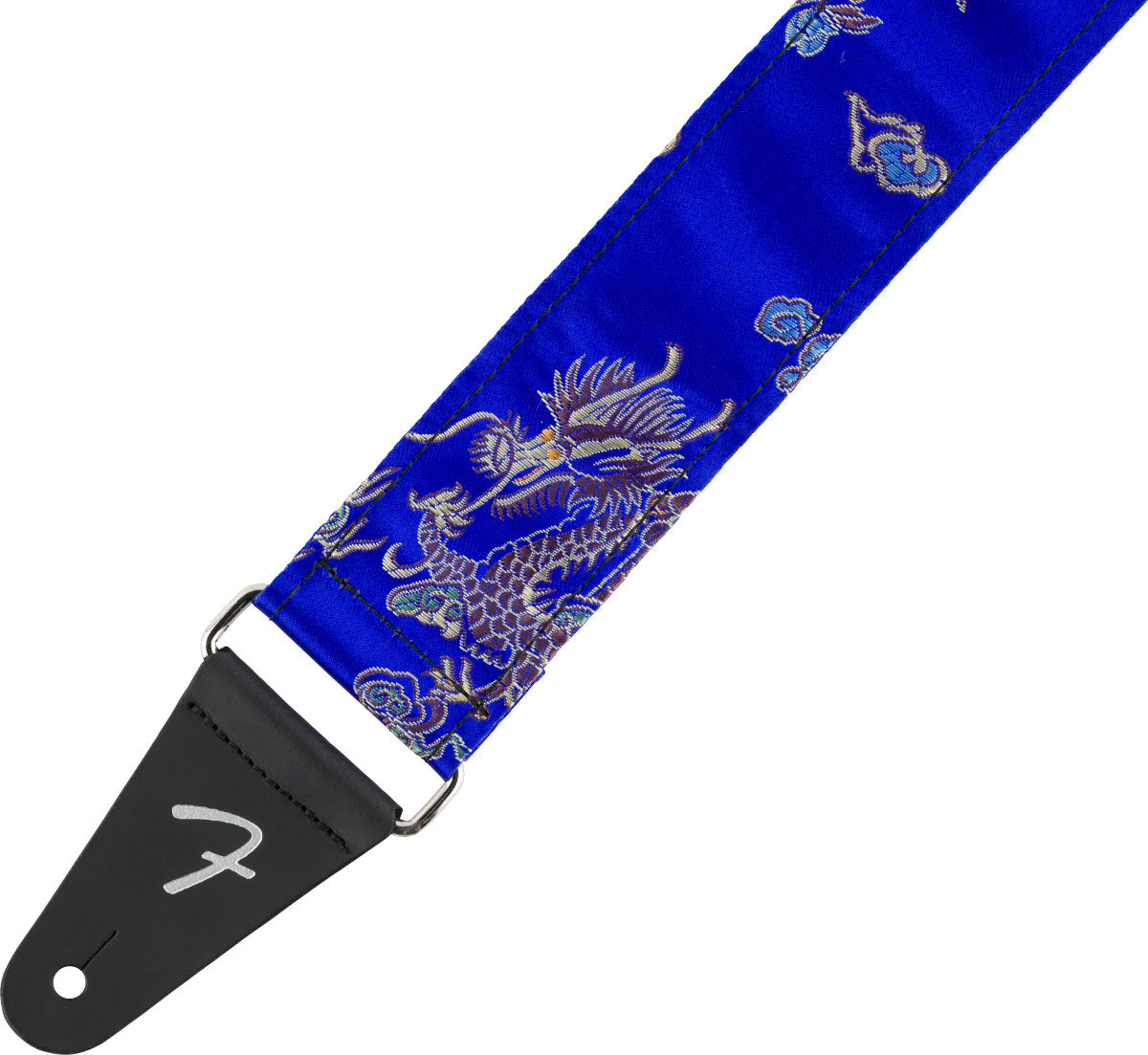 Satin Dragon Correia Azul royal