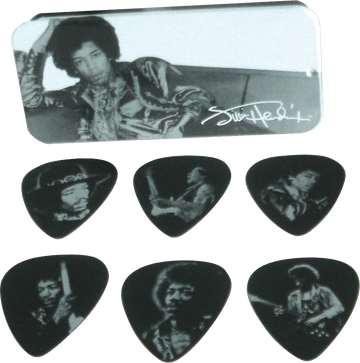 12 x Heavy Jimi Hendrix Silver Portrait Lata