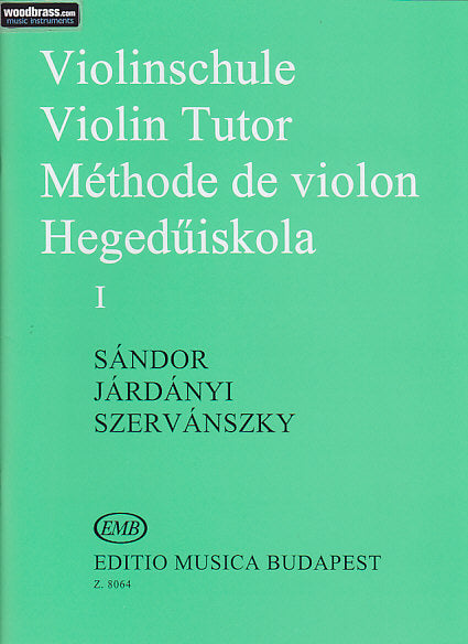 EMB (Editio Musica Budapest) Méthode De Violon Vol. 1 - Sandor