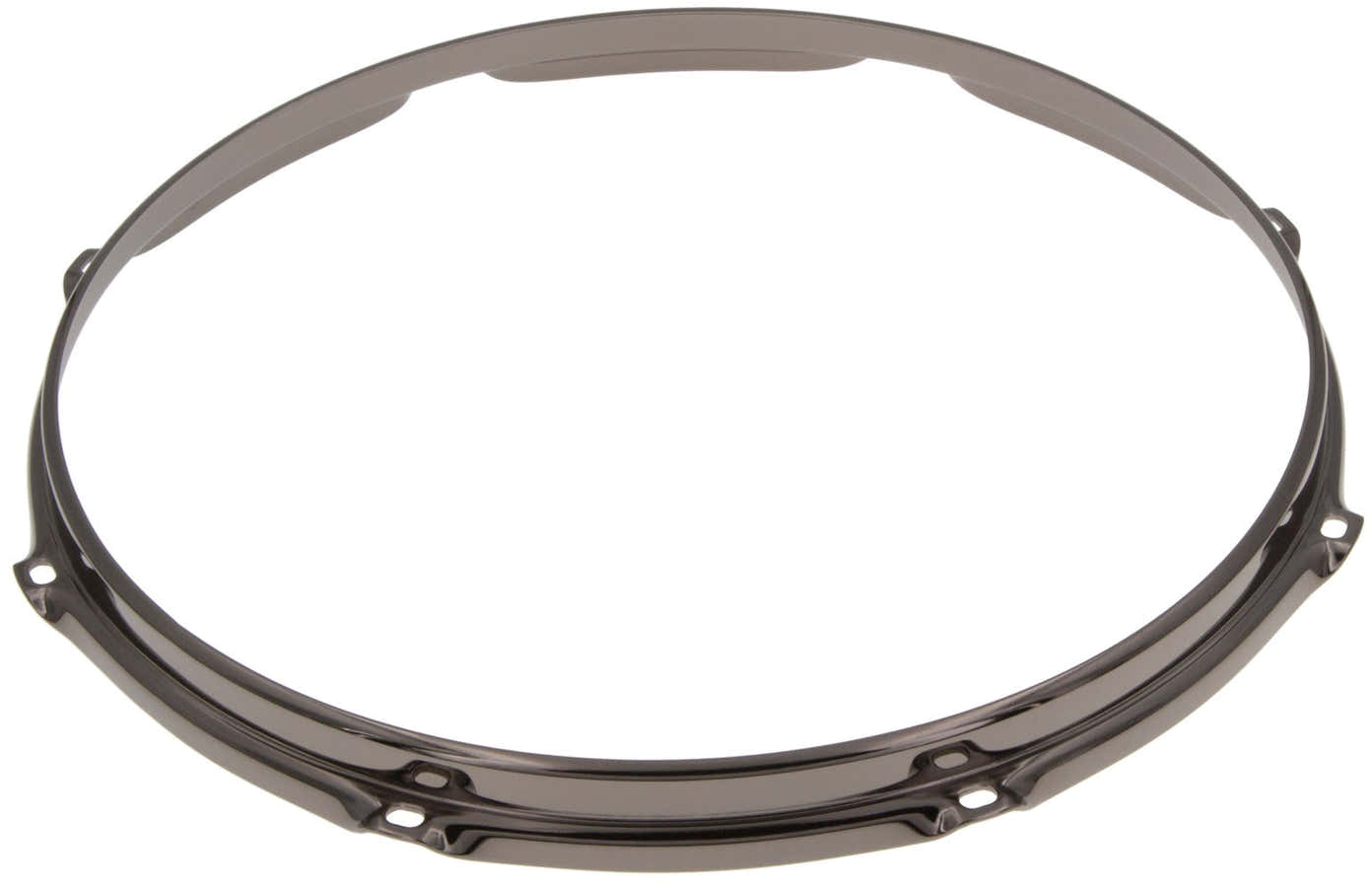 HS23-16-8BK - 16" 8 Holes Black 2.3mm S-Style Triple Flange Drum Hoop