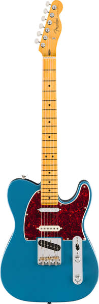 American Professional Classic Telecaster SSS MN Lake Placid Blue desbotado