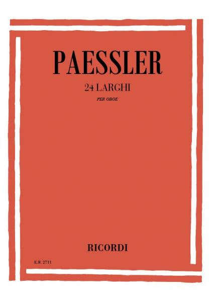 PAESSLER C. - 24 LARGHI - HAUTBOIS