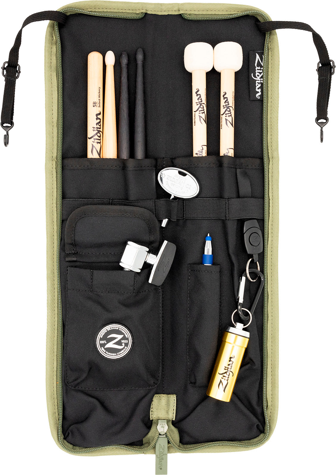 Saco para baquetas Touring Verde sálvia