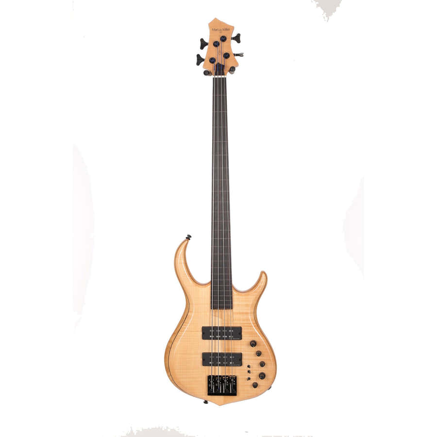 M7 Swamp Ash-4 Fl Nt Rn Fretless Naturel
