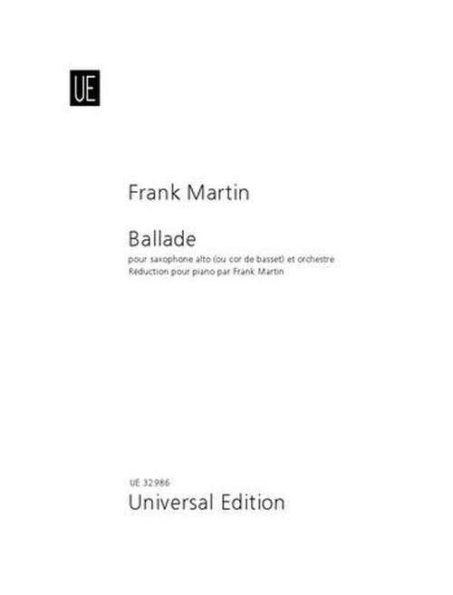 Martin Franck - Ballade - Saxophone Alto