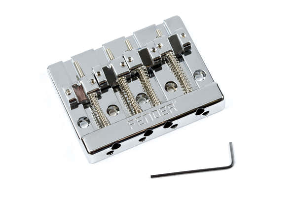 Conjunto de ponte para baixo de 4 cordas Himass com selas de latão cromadas