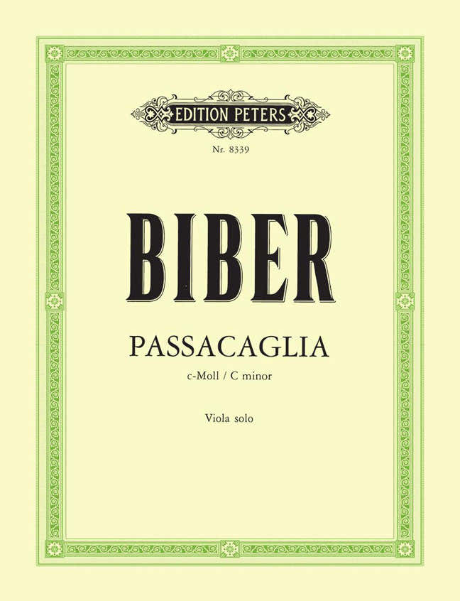 Biber H.i.f. - Passacaglia C-moll - Viola Solo