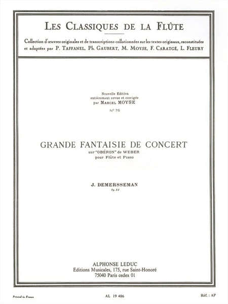 Demersseman: Grande fantaisie de concert op. 52