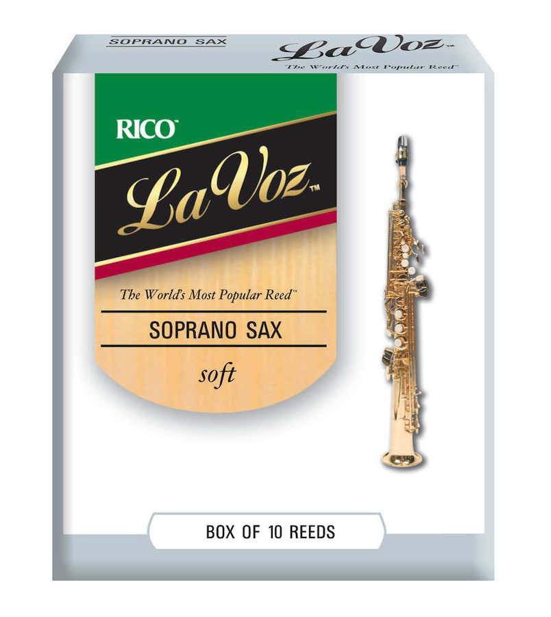 RICO LA VOZ SOPRANO SAXOPHONE REEDS SOFT