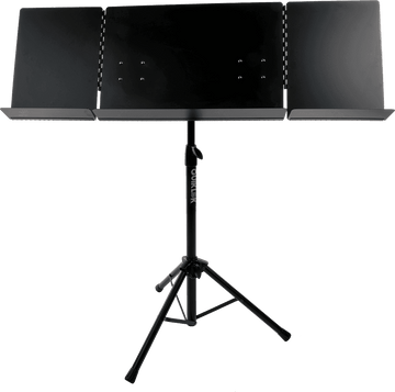 MS320 ORCHESTRA STAND 3 PAGES BLACK