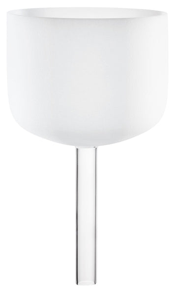 MEINL SONIC ENERGY CRYSTAL SINGING BOWL 8" WITH HANDLE CROWN CHAKRA
