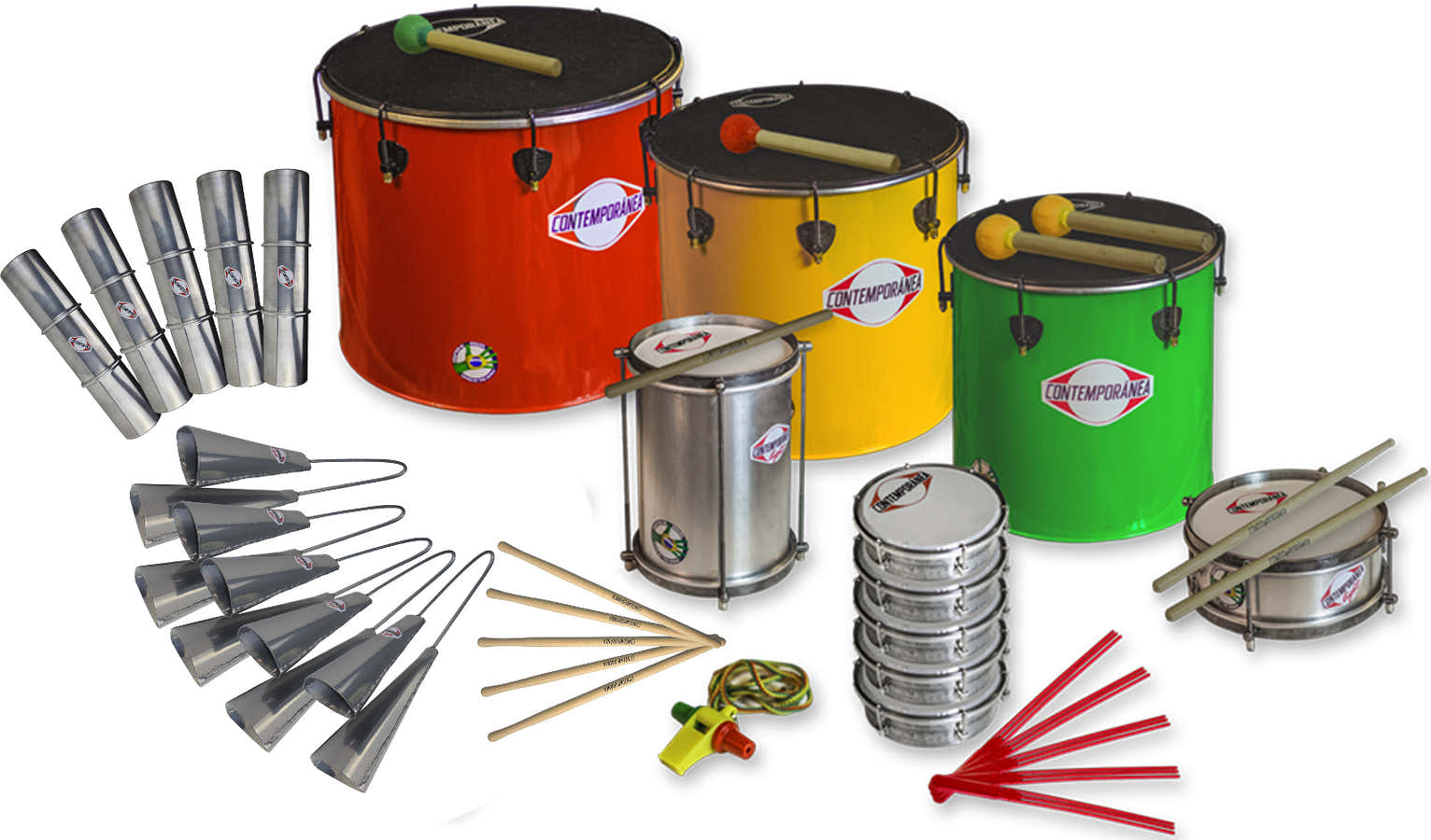 PACK SAMBA NESTING 21 INSTRUMENTS