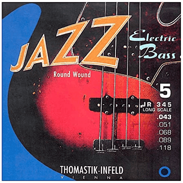 JAZZ ROUND WOUND 5 STRING SET 43-118