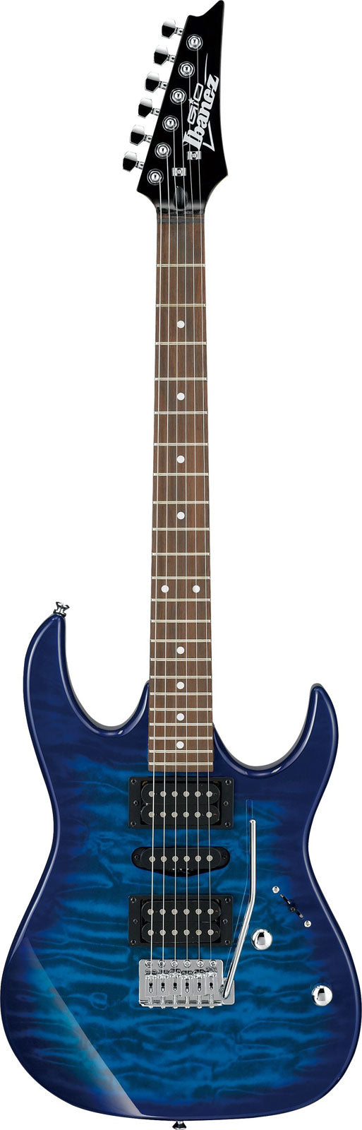 Ibanez GRX70QA-TBB Azul transparente Burst GRX Gio