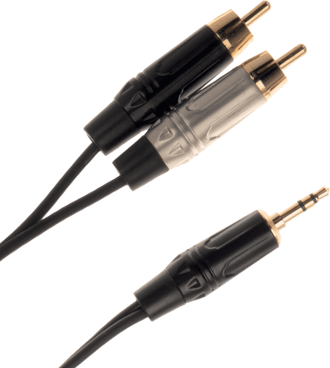 Quiklok JUSTJ352RCA3 JUST MINIJACK STEREO CABLE 2 X RCA 3 M