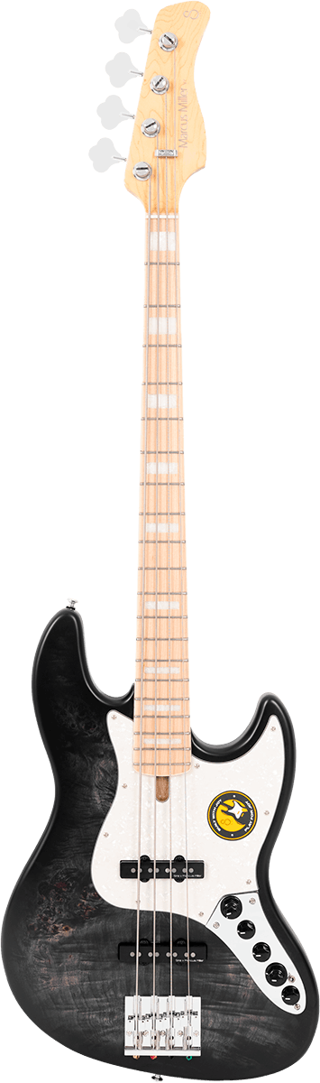 Er V7 Swamp Ash Reissue-4 Tbk.S Preto Transparente