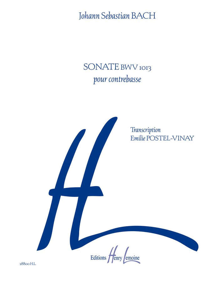 Bach - Sonate BWV 1013 - Contrebasse