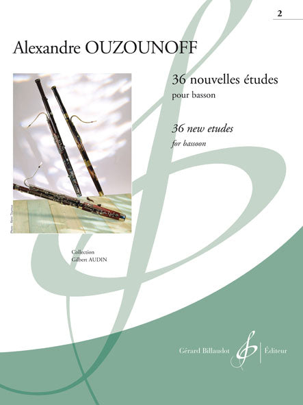 Billaudot Ouzounoff Alexandre - 36 Nouvelles Etudes Vol.2 - Basson