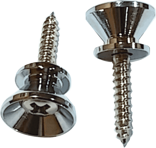 STAYPIECES BELT CLIPS TYPE STRAT BY 2 WITH SCREWS CHROME
