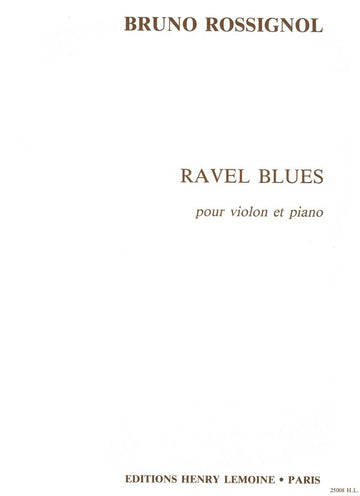 Rossignol - Ravel Blues - Violino e piano