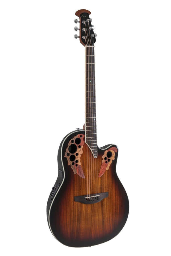 E-Acoustic Guitar Celebrity Elite Plus Super Shallow Koa Burst