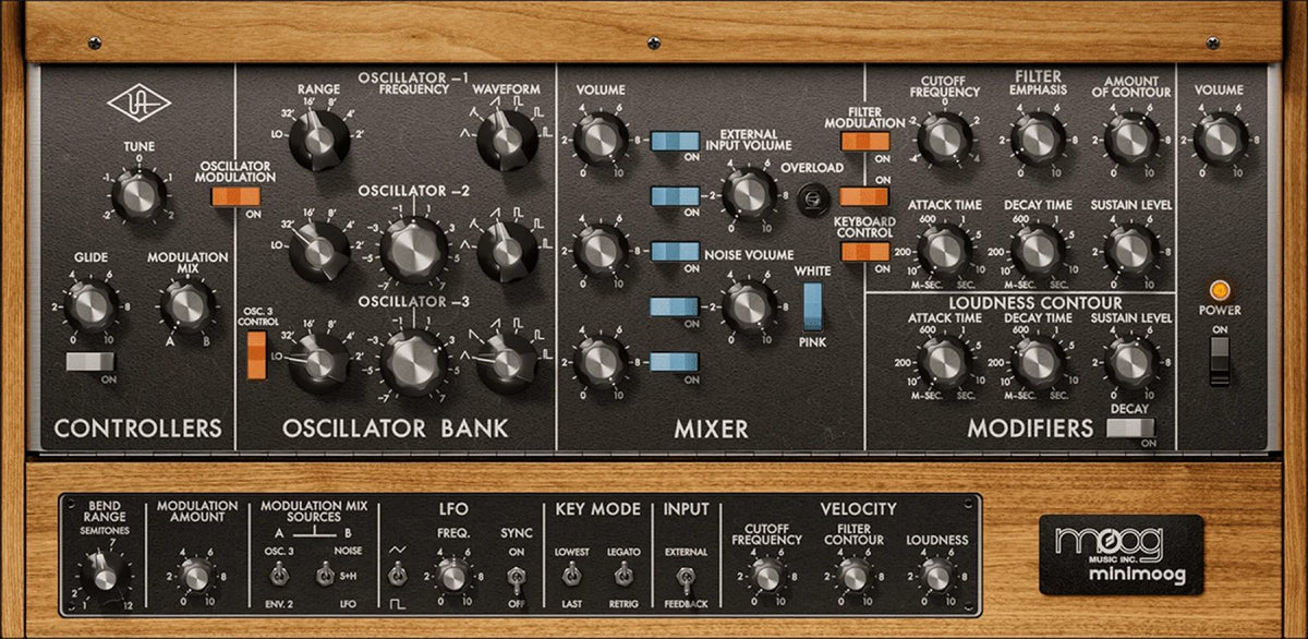 Instrumentos Virtuais Universal Audio