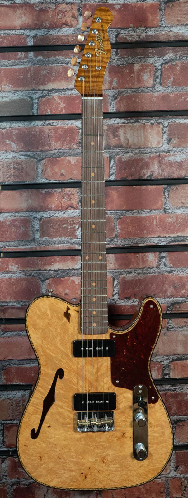 Telecaster Dual P90 Bordo nodoso NOS Natural envelhecido Artisan