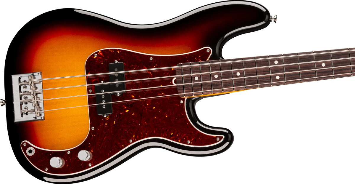 Precision Bass American Professional, RW Sunburst de 3 cores