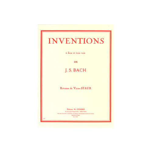 Bach - Inventions À 2 et 3 Voix - Piano